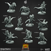 Unega Raptors 3D-printed model